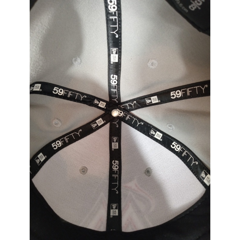 New Era 59 Fifty Miami Marlins Fitted 7 5/8 Embroidered Gray Hot Pink NWOT - Picture 12 of 15